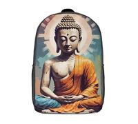 RRTYVFD Mochila escolar para niños con impresión 3D The One Who Waits Upon The Throne - Silent King of Ash and Flame Bookbags Mochila casual de viaje mochila de gran capacidad para niños, Buda de arte