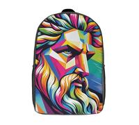 RRTYVFD Mochila escolar para niños con impresión 3D The One Who Waits Upon The Throne - Silent King of Ash and Flame Bookbags Mochila casual de viaje mochila de gran capacidad para niños, Zeus Wpap