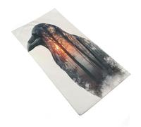 RRTYVFD Surreal Nature and Animal Basics - Juego de toallas absorbentes y suaves para la piel, para viajes, camping, playa, 35 x 73 cm