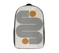 RRTYVFD Texturas geométricas 05 Mochila escolar para niños, mochila de libros, mochila de ocio, mochila de viaje, mochila para niños y niñas, mochila grande, Abstract And Geometric 10, 17"