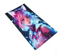 RRTYVFD Toalla de neón de anime Cat Girls 1 unidad, toalla suave súper absorbente, calidad de hotel, 35 x 73 cm