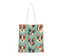 rrxnbcgg Bolsa de la compra de lona Animal Avatars, se puede llevar a mano o sobre el hombro, para viajes, trabajo, gimnasio