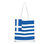 rrxnbcgg Bolsa de la compra de lona con bandera griega, se puede llevar a mano o sobre el hombro, para viajes, trabajo, gimnasio