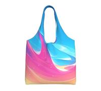 rrxnbcgg Bolsas de tela para compras de comestibles, ligeras, medianas y reutilizables, adecuadas para bricolaje, publicidad, promoción, regalo, actividad