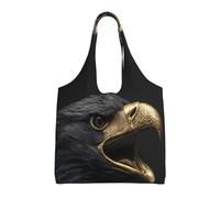 rrxnbcgg Golden Eagle Beak - Bolsas de tela ligeras y reutilizables para comestibles, adecuadas para bricolaje, publicidad, promoción, regalo, actividad