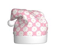 rrxnbcgg Sombrero de Navidad de felpa con estampado de camelia para adultos, vacaciones especiales de Navidad con ambiente festivo.
