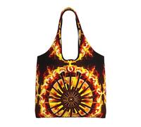 rrxnbcgg Turning the Flame - Bolsas de tela ligeras y reutilizables para comestibles, adecuadas para bricolaje, publicidad, promoción, regalo, actividad