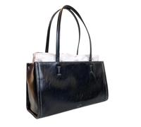 RRYPBOVG Bolso Tote Para Ir Al Trabajo Bolso de mano informal for mujer, versátil, moderno y, for uso diario, de principios de otoño(Black car white line)