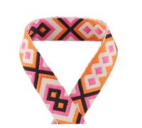 RRYPBOVG Cintillos De Nylon 5/10/50 Yardas 50 mm Correa de Jacquard Estampada Patrón Color Bolsa Costura Cinturón Mochila Accesorios Moda(Color-22,10yards)