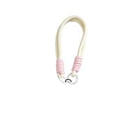 RRYPBOVG Correa Con Dije Para Teléfono Cordón universal for teléfono móvil, correa for la muñeca, cuerda corta, colgante decorativo de mano(WHITE)