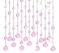 RRYPBOVG Cortina De Cuentas De Cristal Cortina de Cuentas de Cristal for Sala de Estar, Cortina divisoria for Dormitorio, Cortina Decorativa, Accesorios de decoración de habitación(22,10 Pieces 0.8M)