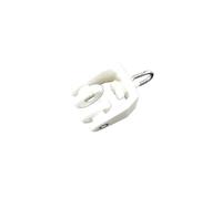 RRYPBOVG Enrollador De Riel para Cortinas Riel de Cortina de plástico con Ruedas, Rodillos curvos Rectos, Ganchos for Cortinas, Anillos deslizantes, Accesorios Decorativos(10pcs)