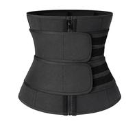 RRYPBOVG Faja Abdominal para Mujer Faja Moldeadora de Cintura, Faja Deportiva, Moldeadora Abdominal, Correas de cinturón(9 Bones Zipper,S)