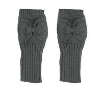 RRYPBOVG Guantes Térmicos Sin Dedos 2Pair Long Fingerless Gloves Women Mitten Winter Arm Warmer Knitted Sleeve Soft Girls Anime Clothes(Dark grey)