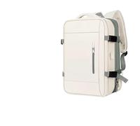 RRYPBOVG Mochila Viaje Bolsa Vacio Mochila for Hombre, Bolsa de Viaje Multifuncional, compresión al vacío, Impermeable, Mochila for Ordenador de Viaje de Negocios(White Green)