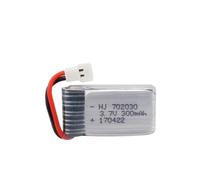 RRYUIOO Batería De Lipo For Dron De 3,7 V Y 300 MAh, Compatible con Syma, X11, E55, Fq777, Fq17w, F180, Fy530, U816, U816a, U830, H107, S39-1, Hd-1306, Batería For Dron RC UAV(1pcs)