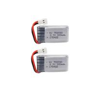 RRYUIOO Batería De Lipo For Dron De 3,7 V Y 300 MAh, Compatible con Syma, X11, E55, Fq777, Fq17w, F180, Fy530, U816, U816a, U830, H107, S39-1, Hd-1306, Batería For Dron RC UAV(2pcs)