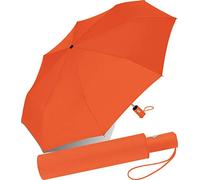 RS-Mini - Paraguas de bolsillo automático para hombre y mujer, naranja, 90, Paraguas de bolsillo automático
