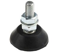 RS PRO Amortiguador de vibraciones de goma M10, diámetro 46 mm x 16 mm, 55 Shore A