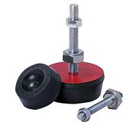 RS PRO Amortiguador de vibraciones de goma M10, diámetro 60 mm x 108 mm, 65 Shore A/hasta 120 kg