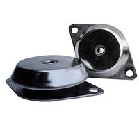 RS PRO Amortiguador de vibraciones de goma M16, diámetro de 169 mm x 40 mm, 60 Shore A/hasta 400