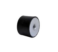 RS PRO Amortiguador de vibraciones de goma, rosca interior M2.5, diámetro 6 mm x 8 mm, 50 Shore A, paquete de 4 unidades