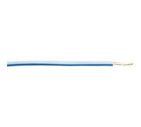 RS PRO Cable de alimentación individual, 1 mm², 30 m, color azul/blanco, diámetro de 2,7 mm, 57/0,15 mm, 30 metros