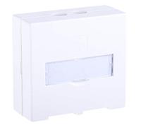 RS PRO Caja de conexiones STP, 2 x Cat.6 de 2 salidas, acodada RJ45