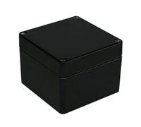 RS PRO Caja de instalación negra IP66, 122 x 120 x 90 mm (ancho x profundidad x alto)