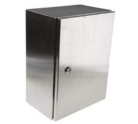 RS PRO Caja de pared de acero inoxidable IP66, 400 x 300 x 200 mm (alto x ancho x profundidad)
