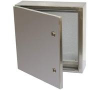 RS PRO Caja de pared de acero inoxidable IP66, 500 x 400 x 250 mm (alto x ancho x profundidad)