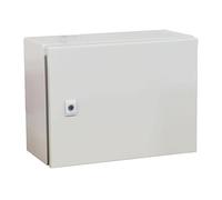 RS PRO Caja de pared de acero RAL 7032 IP66, 300 x 400 x 200 mm (alto x ancho x profundidad)