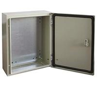 RS PRO Caja de pared de acero RAL 7032 IP66, 300 x 400 x 210 mm (alto x ancho x profundidad)