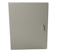 RS PRO Caja de pared de acero RAL 7032 IP66, 500 x 400 x 200 mm (alto x ancho x profundidad)