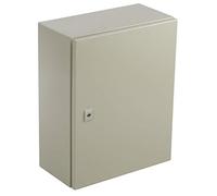 RS PRO Caja de pared de acero RAL 7032 IP66, 500 x 400 x 210 mm (alto x ancho x profundidad)
