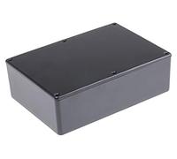 RS PRO Carcasa de aluminio color negro. Dimensiones exteriores: 171,9 x 120,9 x 55 mm