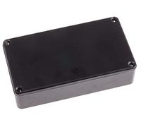 RS PRO Carcasa de aluminio color negro. Tamaño exterior: 114,5 x 63,6 x 30,3 mm. IP66