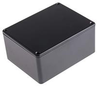 RS PRO Carcasa de aluminio color negro. Tamaño exterior: 114,7 x 89,7 x 55,1 mm. IP66