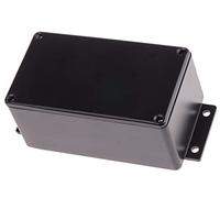RS PRO Carcasa de aluminio color negro. Tamaño exterior: 139,6 x 63,8 x 55 mm. IP66