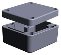 RS PRO Carcasa de aluminio. Dimensiones exteriores: 34 x 58 x 64 mm. IP65, IP66, IP67, IP68