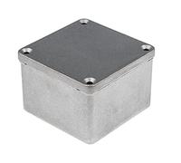 RS PRO Carcasa de aluminio gris, dimensiones exteriores 87 x 87 x 61 mm, IP65
