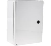 RS PRO Carcasa de pared ABS gris IP65, 330 x 250 x 130 mm (alto x ancho x profundidad)