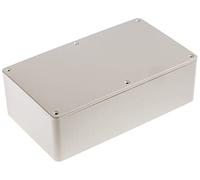 RS PRO Carcasa de plástico ABS de color blanco. Tamaño exterior: 190 x 110 x 60 mm
