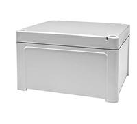 RS PRO Carcasa universal de policarbonato, color gris, dimensiones exteriores 130 x 130 x 75 mm, IP65