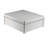 RS PRO Carcasa universal de policarbonato, color gris, dimensiones exteriores 344 x 289 x 117 mm, IP65