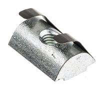 RS PRO Componente de conexión, ranura de muesca, elemento de fijación y conexión para 6 mm, M5, L. 16 mm, apto para 30 mm, paquete de 10 unidades