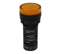 RS PRO Detector de luz 120 V AC/CC, amarillo, corte Ø 22 mm LED montaje en panel IP 65 tornillo