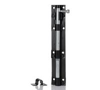 RS PRO Perno de puerta de acero con recubrimiento de polvo, color negro, L. 254 mm