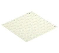 RS PRO Pies autoadhesivos, adhesivos, cilíndricos, 3,5 mm, transparente, diámetro de 12,7 mm, PUR, 65,6 °C máximo, paquete de 100 unidades