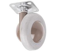 RS PRO, Rueda giratoria, diámetro de 56 mm, 50 kg, Ges H. 68 mm, 38 x 38 mm, placa, material PUR, paquete de 2 unidades